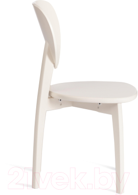 Стул Tetchair Diamante жесткое сиденье (бук/Ivory White)