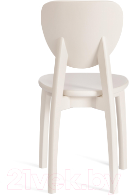 Стул Tetchair Diamante жесткое сиденье (бук/Ivory White)