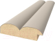 Профиль для стеновой панели STELLA Старт-Финиш для МДФ Wave De Luxe Sandgrau (2700x55x16) - 