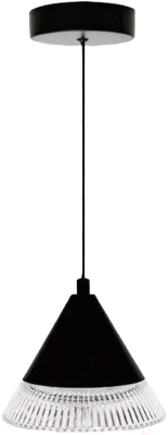 Потолочный светильник Estares Lampa 7W 1R-ON/OFF-140x1340-BLACK/CLEAR-220-IP20