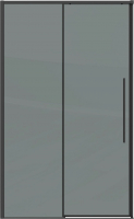 Душевая дверь Grossman Galaxy 100x195 / 100.K33.01.100.21.10 (черный матовый,стекло тонированное) - 