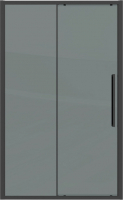 Душевая дверь Grossman Cosmo 100x195 / 100.K33.02.100.21.10 (черный матовый,стекло тонированное) - 