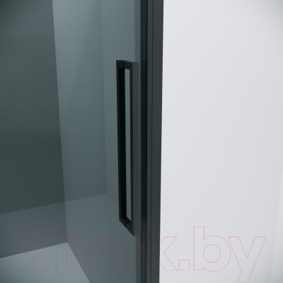 Душевая дверь Grossman Cosmo 100x195 / 100.K33.02.100.21.10 (черный матовый,стекло тонированное)