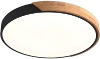 Потолочный светильник Estares Solein Wood 50W R-RC-420x50-BLACK/WOOD/WHITE-220-IP20 - 