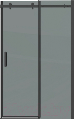 Душевая дверь Grossman Classic 120x195 / 100.K33.04.120.21.10 (черный матовый,стекло тонированное)