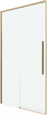 Душевая дверь Grossman Galaxy 110x195 / 100.K33.01.110.32.00 (золото сатин,стекло прозрачное)