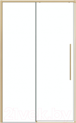Душевая дверь Grossman Galaxy 110x195 / 100.K33.01.110.32.00 (золото сатин,стекло прозрачное)