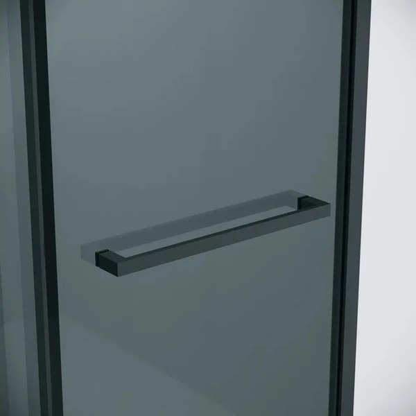 Душевая стенка Grossman Style 90x195 / 200.K33.05.90.21.10 (черный матовый, стекло тонированное)