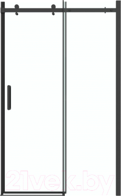 Душевая дверь Grossman Classic 100x195 / 100.K33.04.100.21.00 (черный матовый,стекло прозрачное)