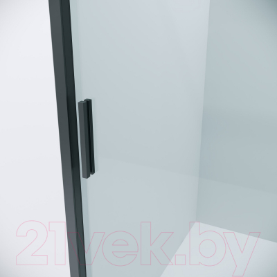 Душевая дверь Grossman Style 100x195 / 100.K33.05.100.21.00 (черный матовый,стекло прозрачное)
