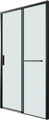 Душевая дверь Grossman Style 100x195 / 100.K33.05.100.21.00 (черный матовый,стекло прозрачное)
