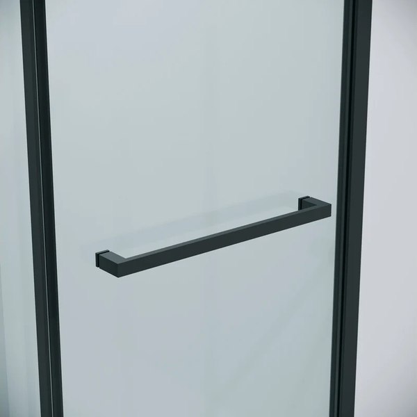 Душевая стенка Grossman Style 80x195 / 200.K33.05.80.21.00 (черный матовый, стекло прозрачное)
