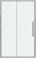 Душевая дверь Grossman Cosmo 110x195 / 100.K33.02.110.10.02 (хром,стекло шиншилла) - 