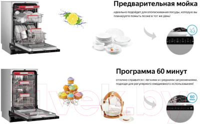 Изображение товара Посудомоечная машина Weissgauff BDW 4536 D