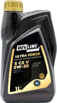 Моторное масло Revline Ultra Force S C5 V 0W20 / RUFSC5V0201 (1л)