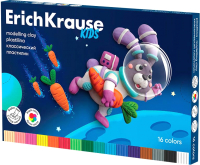 Пластилин Erich Krause Kids Space Animals / 61333 (16цв) - 