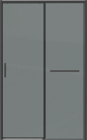 Душевая дверь Grossman Style 130x195 / 100.K33.05.130.21.10 (черный матовый/стекло тонированное) - 