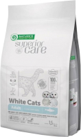 Сухой корм для кошек Nature's Protection White Cat Grain Free сельдь / NPSC47630 (1.5кг) - 