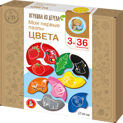 Развивающая игра Десятое королевство Мои первые пазлы. Цвета / 05436 - 