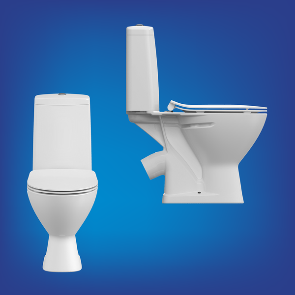 Купить Унитаз напольный Cersanit Flavis 031 3/6 DPL EO SLIM / A64288 в Барановичах