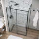 Миниатюра изображения товара Душевой уголок Grossman Galaxy 110x70x195 / 120.K33.01.1170.21.00 (черный матовый/стекло прозрачное)