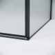 Миниатюра изображения товара Душевой уголок Grossman Galaxy 100x90x195 / 120.K33.01.1090.21.02 (черный матовый/стекло шиншилла)