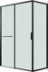 Душевой уголок Grossman Style 110x80x195 / 120.K33.05.1180.21.02 (черный матовый/стекло шиншилла) - 