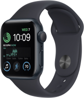 Умные часы Apple Watch SE Gen 2 GPS 40mm MR9X3LL/A A2722 (Midnight, ремешок S/M) - 