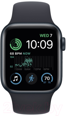 Умные часы Apple Watch SE Gen 2 GPS 40mm MR9X3LL/A A2722 (Midnight, ремешок S/M)