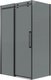 Душевой уголок Grossman Classic 120x90x195 / 120.K33.04.1290.21.10 (черный матовый/тонированное стекло) - 