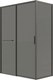 Душевой уголок Grossman Style 120x80x195 / 120.K33.05.1280.21.10 (черный матовый/тонированное стекло) - 