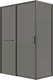 Душевой уголок Grossman Style 130x80x195 / 120.K33.05.1380.21.10 (черный матовый/тонированное стекло) - 