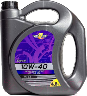 Изображение товара Моторное масло Wezer Diesel 10W40 CI-4 / 4607106 (4.8л)