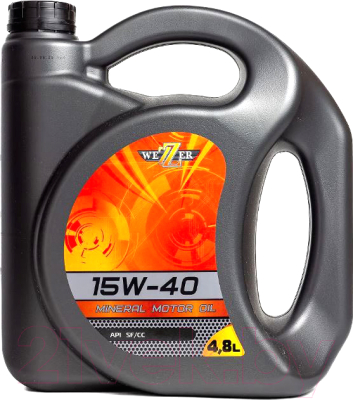 Моторное масло Wezer 15W40 SF/CC / 4632665 (4.8л)