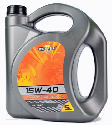 Моторное масло Wezer 15W40 SF/CC / 4632665 (4.8л)