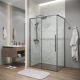 Миниатюра изображения товара Душевой уголок Grossman Galaxy 120x90x195 / 120.K33.01.1290.42.00 (графит сатин/прозрачное стекло)