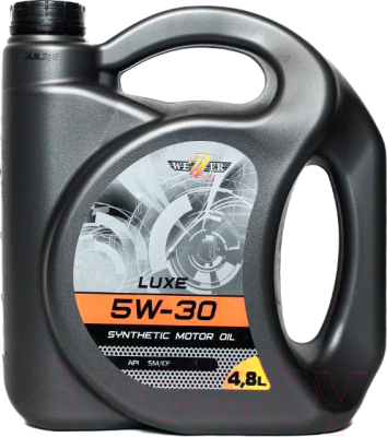 Изображение товара Моторное масло Wezer Luxe 5W30 SM/CF / 4606635 (4.8л)