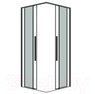 Душевой уголок Grossman Galaxy 70x70x195 / 300.K33.01.7070.42.00 (графит сатин/прозрачное стекло)