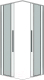 Миниатюра изображения товара Душевой уголок Grossman Galaxy 80x80x195 / 300.K33.01.8080.10.00 (хром/прозрачное стекло)