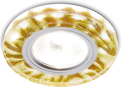 Точечный светильник Ambrella S232 W/G (белый/золото) - 