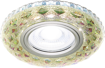 Точечный светильник Ambrella S288 PR (хром/перламутровый хрусталь) - 