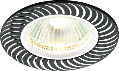 Точечный светильник Ambrella A720 BK/AL (сатин/черный) - 