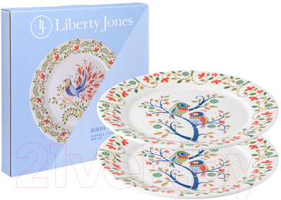 Набор тарелок Liberty Jones Birds of Paradise. Love Birds / LJ0000303 (2шт)