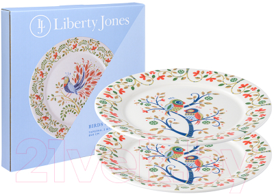 Набор тарелок Liberty Jones Birds of Paradise. Love Birds / LJ0000311 (2шт)