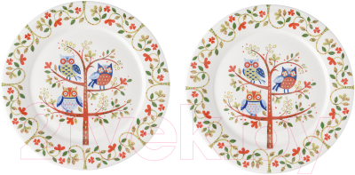Набор тарелок Liberty Jones Birds of Paradise. Owl / LJ0000297 (2шт)
