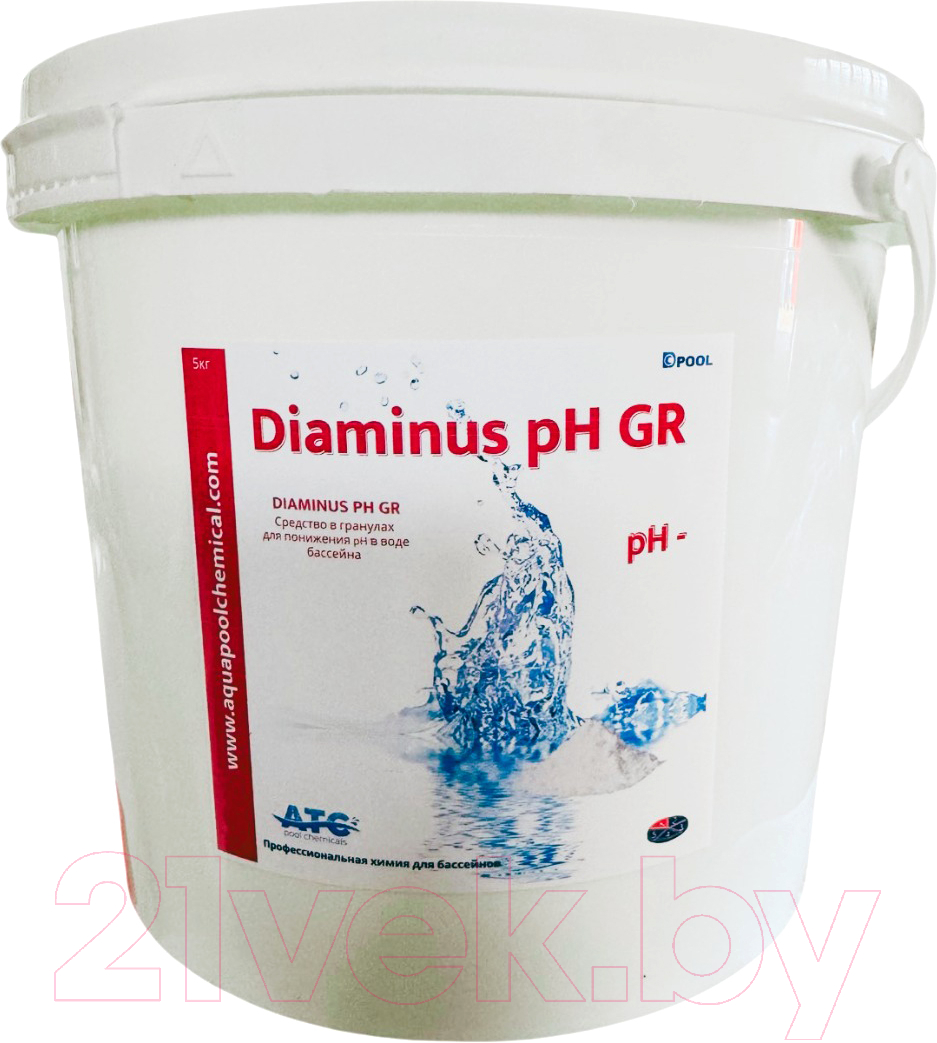 Средство для регулировки pH ATC pool chemicals Diaminus pH GR PH-минус гранулированное