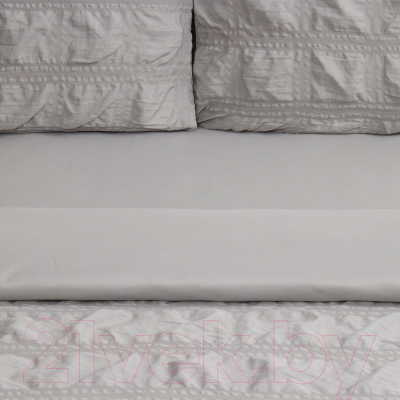 Комплект постельного белья Love Life Texture Евро / 10323176 (серый)