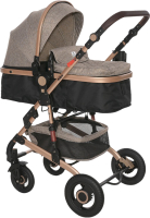 Детская универсальная коляска Lorelli Alba Premium Pearl Beige / 10021422303 - 
