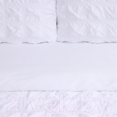 Комплект постельного белья Love Life Texture Дуэт / 10323191 (белый)