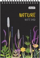 Блокнот Attache Nature / 1919370 (60л, черный) - 
